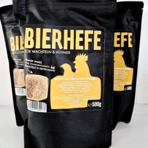 Biergist voor kippen