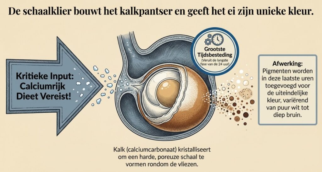 hoe maakt een kip een ei