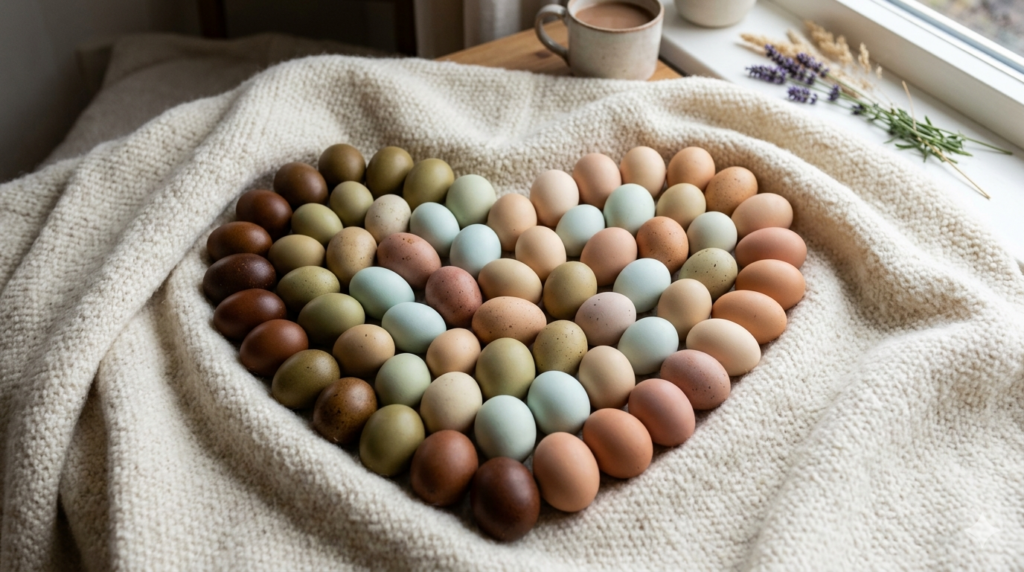 kleurleggers hoe ontstaat de kleur op een ei