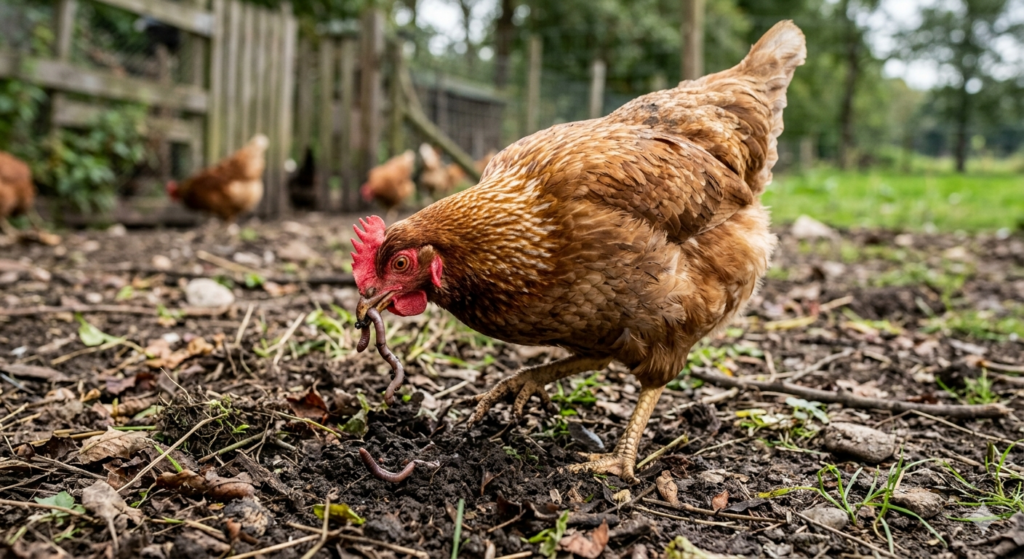 pfas in eieren van hobbykippen door wormen - kippen van lin