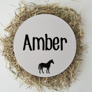 naam bord paard beige stalbord paardenbox met naam